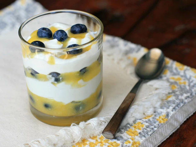 What dessert recipes can I make with Greek plain yogurt?